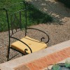 SIRIO armchair, GAIA Ferro Forgiato
