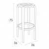 TOM BAR stool, Siesta Exclusive