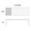 ATLANTIC TABLE extendible, Siesta Exclusive