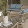 Coffee table with glass, Journey collection, Skyline Design