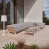 Coffee table with glass 95x95, Brafta collection, Skyline Design