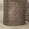 Round side table with glass, Journey collection, Skyline Design