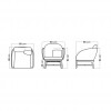 Alaska collection armchair, Skyline Design