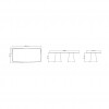 Tavolo rettangolare Ruby collection, Skyline Design