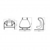 Poltrona pensile doppia Paloma collection, Skyline Design