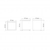 Paloma collection auxiliary table, Skyline Design