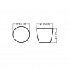 FABER side table, Occasionals collection, Skyline Design