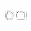 GANESHA side table, Occasionals collection, Skyline Design