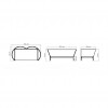 Boston collection 2 seater sofa, Skyline Design