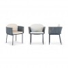 Poltrona da pranzo Boston collection, Skyline Design