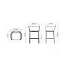 Boston collection bar stool, Skyline Design