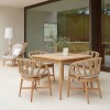 Tavolo quadrato Krabi collection, Skyline Design