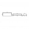 Sofa 3 posti Ribs collection, Skyline Design