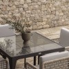 Tavolo quadrato Ribs collection, Skyline Design