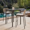 Ribs collection square bar table, Skyline Design