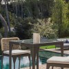 Tavolo bar quadrato Ribs collection, Skyline Design