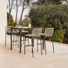 Ribs collection square bar table, Skyline Design