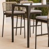 Ribs collection square bar table, Skyline Design