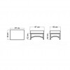 Pouf Arena collection, Skyline Design