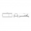 Lettino prendisole Arena collection, Skyline Design