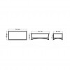 Arena collection coffee table, Skyline Design