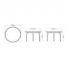 Arena collection round table, Skyline Design