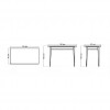 Tavolo bar rettangolare Arena collection, Skyline Design