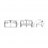 Rodona collection 2 seater sofa, Skyline Design