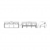 Rodona collection 3 seater sofa, Skyline Design