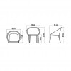 Rodona collection dining armchair, Skyline Design