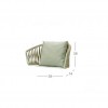 Back cushion for LISA FILO' NEST armchair, Scab Design