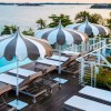 ICONIC PAGODA segments umbrella, Crema Outdoor
