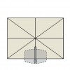 Maxi umbrella PAN, Crema Outdoor