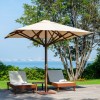 Maxi umbrella GANIMEDE EVO, Crema Outdoor