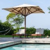 Maxi umbrella GANIMEDE EVO, Crema Outdoor