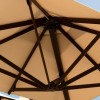 Maxi multiple umbrella ATLANTE, Crema Outdoor