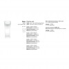 Vaso cachepot rotondo GAIA con luce, LYXO