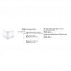 BLOK cube pouf with light, LYXO
