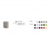 BLOK cylinder coffee table, LYXO