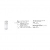 DUNE column flower box with light, LYXO