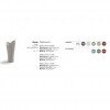ASSIA cache-pot vase, LYXO