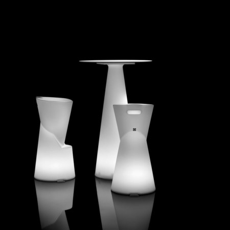 DOT stool with light, LYXO