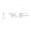 Tavolo TIFFANY h73 con luce, LYXO