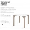 Tavolo PURE, LYXO