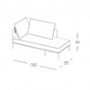 CHAISE LONGUE FLAP - modello A, Scab Design