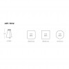 Basamento tavolo ATOMO - 3 gambe, Scab Design