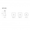 ATOMO table base - 3 legs, Scab Design