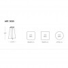 ATOMO table base - 4 legs, Scab Design