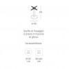 TIFFANY table base, base and column round Ø 50mm, Scab Design