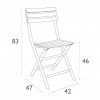 Sedia pieghevole HELEN, Siesta Exclusive